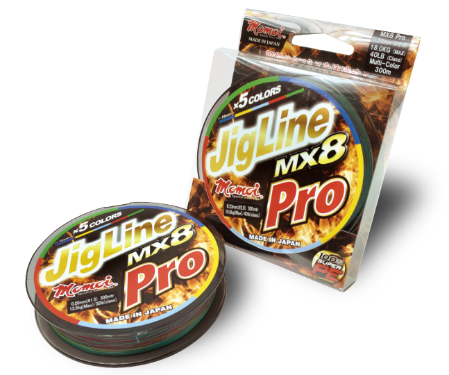 Valas pintas Momoi Jig line Pro MX8 PE 300m 0.10-0.20mm