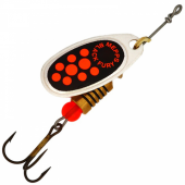 Mepps Comet Black Fury Orange Dot