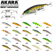 Wobbler Akara Best Minnow 100SP