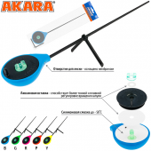 Žieminė meškerėlė Akara Universal PK