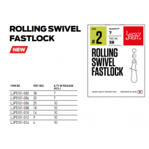 Lucky John Pro Rolling Swivel Fastlock