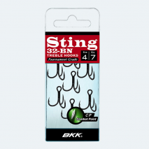 Trišakiai kabliukai BKK Sting-32 BN Treble Hooks