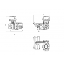 BORIKA FASTen FMx225 Mounting System for Luktros (PVC Boats)