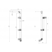 BORIKA FASTen LSp400 Transom Mount for Fish Finder Transducer Garmin Panoptix LiveScope