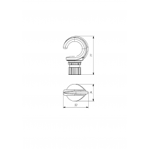 BORIKA FASTen Hm273 Mounting Hook
