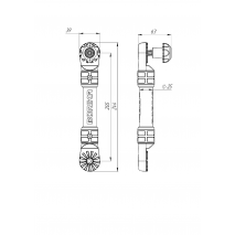 BORIKA FASTen Ex225 Accessory Extension – 205 mm