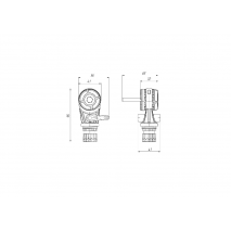 BORIKA FASTen As222 Reinforced Adapter with 27.7° Slots (with 7.5° Transition Washers and Rigging Shackle)
