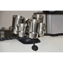 BORIKA FASTen Ch221 Foldable Holder Tray for 6 Cups