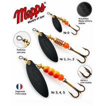 Sukriukė Mepps Aglia Longue Black