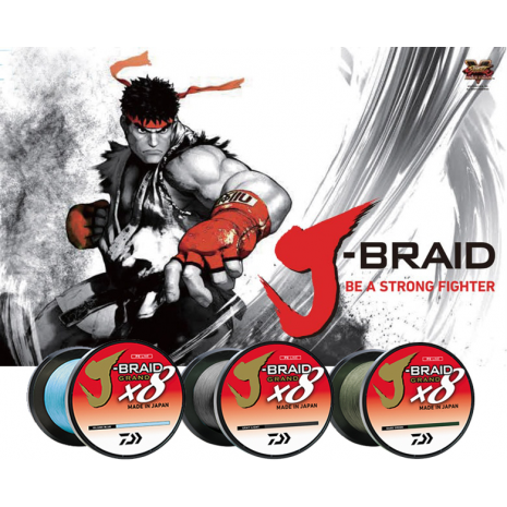 Daiwa J-Braid Grand 8X Braided Line Chartreuse