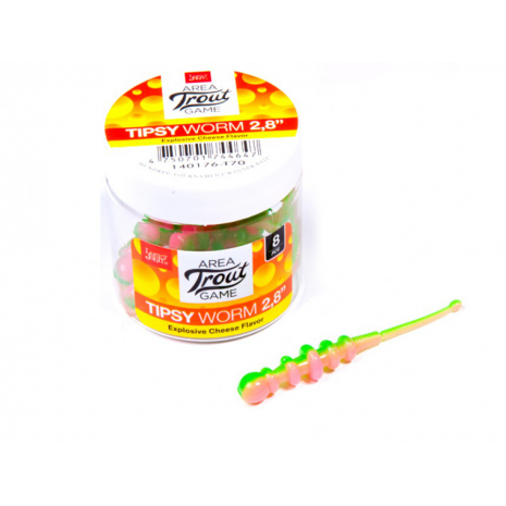 Guminukai Lucky John Tipsy Worm 5.8cm 12vnt