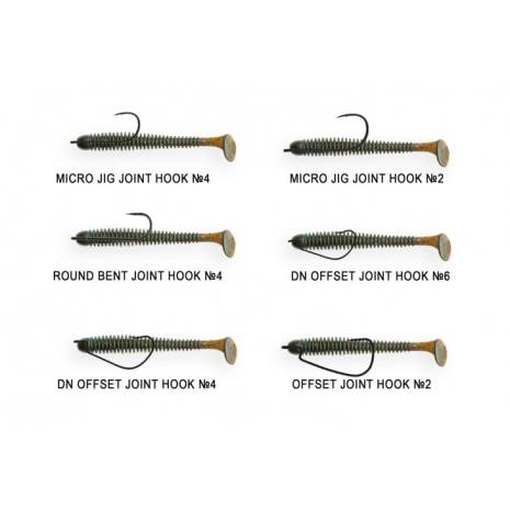 Guminukai Crazy Fish Vibro Worm 2″