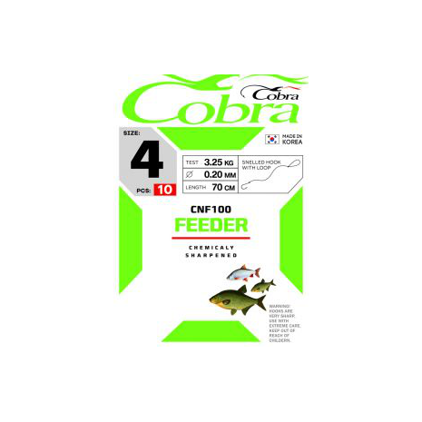Hooks with Leash Cobra Feeder 70cm