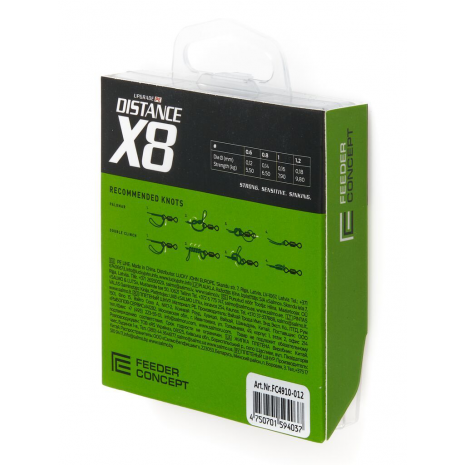 Feeder Concept Distance X8 Dark Green 150m