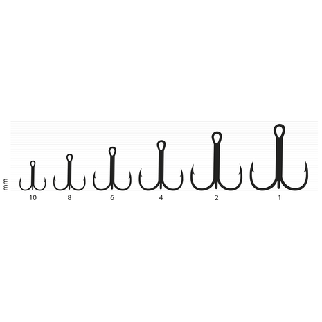 Kamatsu Groove Anchor Treble Black Nickel