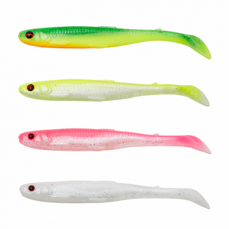 Savage Gear Slender Scoop Shad 13cm 12g Dark Water Mix 4pcs