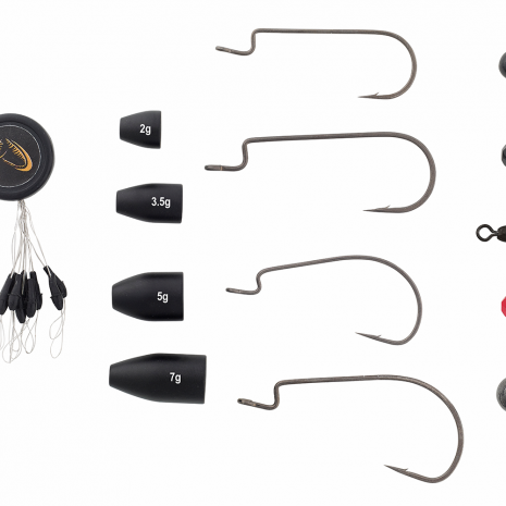 Rinkinys sistemėlėms Savage gear T & C Rigging Kit 100pcs