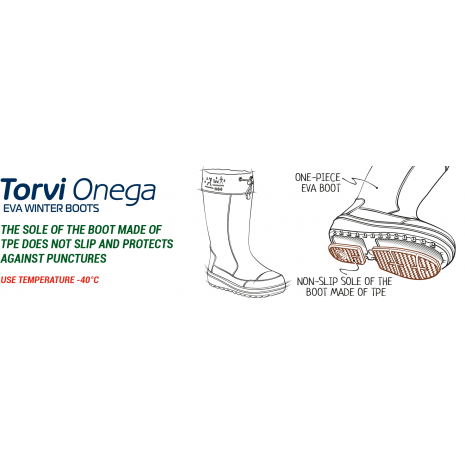 Winter boots TORVI Onega-40°C Black-Grey