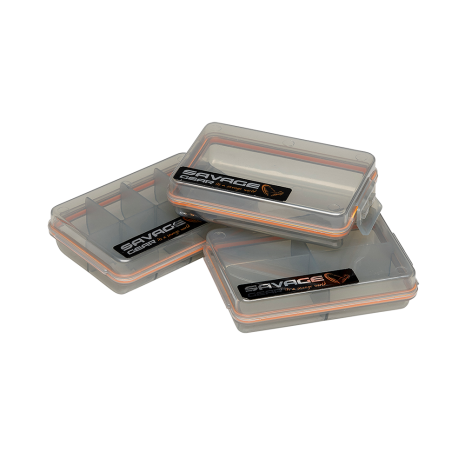 Dėžutės Savage Gear Pocket Box Smoke 3pcs Kit