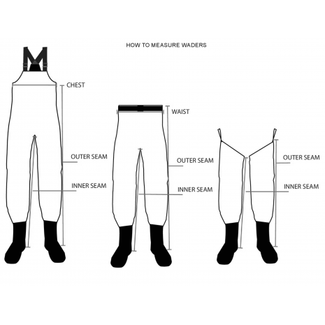 Scierra Helmsdale Chest Wader Stocking Foot
