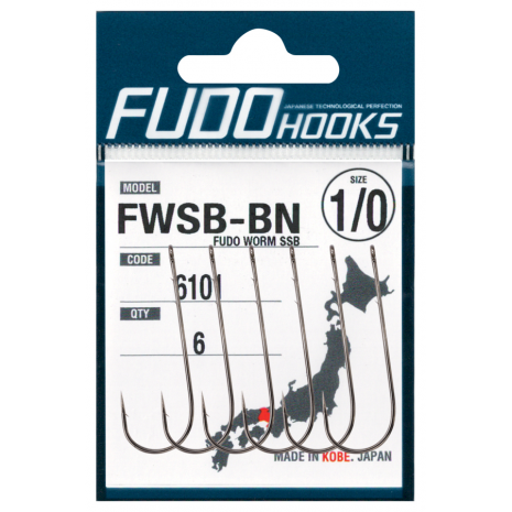 Kabliukai Fudo Worm Hooks SSB 6101 BN