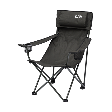 DAM Foldable Chair with Bottle Holder