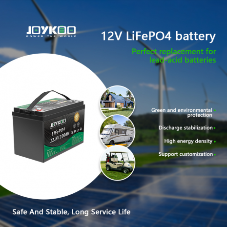 Battery 12.8V 100Ah Lead-Acid Repalcement LiFePO4 Battery