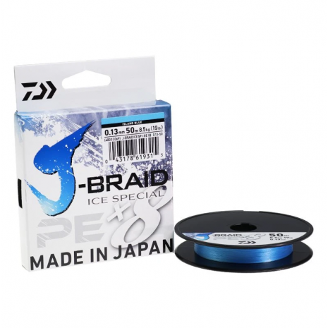 Daiwa J-Braid Ice Special x8E 50 Island Blue