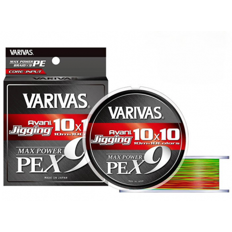 Pintas valas Varivas Avani Jigging 10x10 Max Power PE X9 (200m)