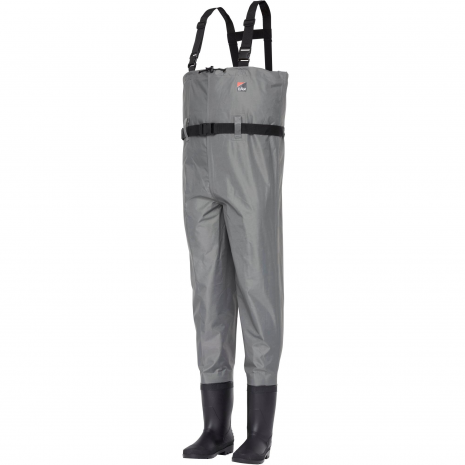 DAM Nylon Chest Waders Light Grey