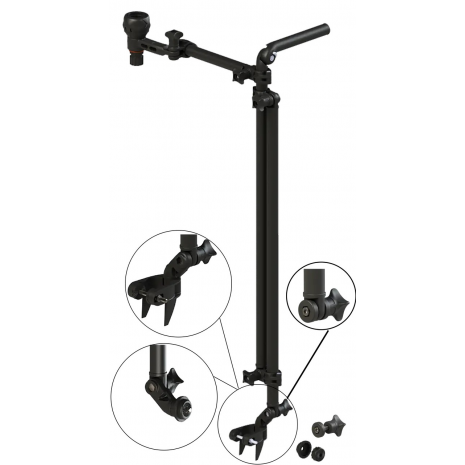 BORIKA FASTen LSp1100 Universal Transom Fish Finder Transducer Mount with Lock