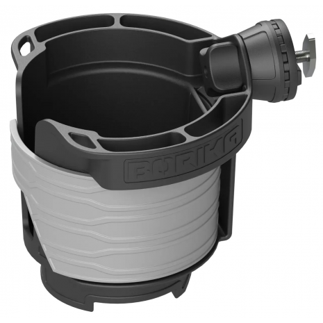 BORIKA FASTen CUPt Drink Holder with Small Item Storage for T-Track