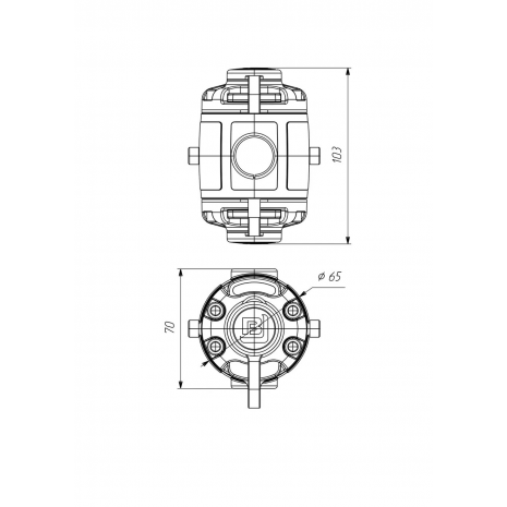 BORIKA FASTen FMr132 Mounting System for Ø30–32 mm Pipes