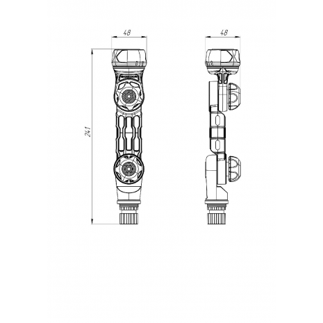 BORIKA FASTen FEx100 Lock with Extension (100 mm)