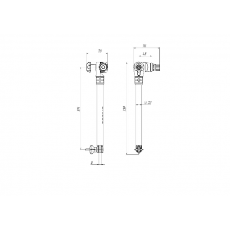 BORIKA FASTen Compact Fish Finder Transducer Mount