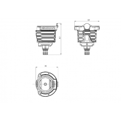 BORIKA FASTen CUp Drink Holder with Small Item Storage