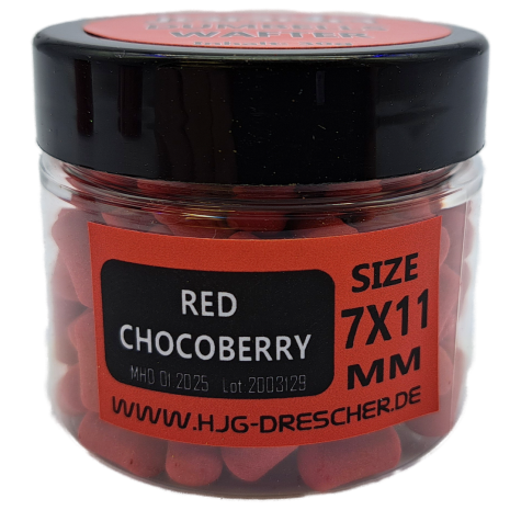 Method Feeder Wafters HJG Chocoberry Red 2.0 7x11 mm (Braškės ir šokoladas)