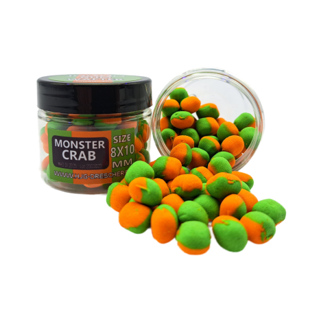 Method Feeder Gum Wafters HJG Orange / Green Crab 8x10 mm (Krabas)