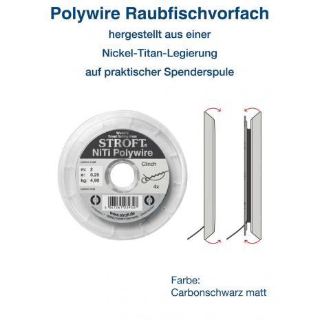 STROFT NiTi Polywire Leader Wire