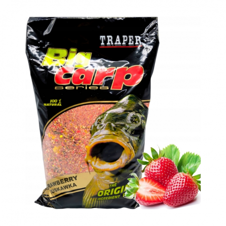 Traper Big Carp Strawberry Groundbait