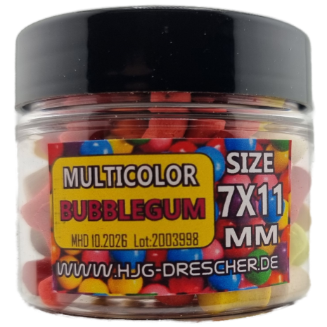 Method Feeder Wafters HJG Multicolor Bubblegum 7x11 mm