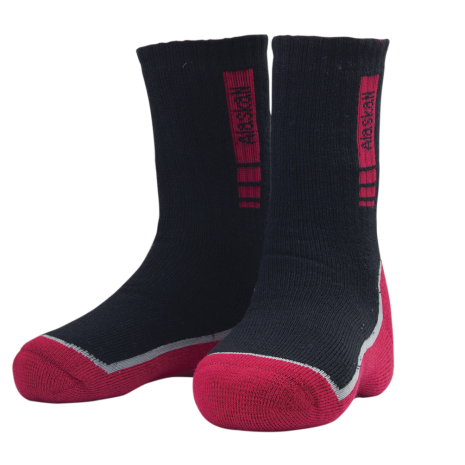 Kojinės Alaskan black/red