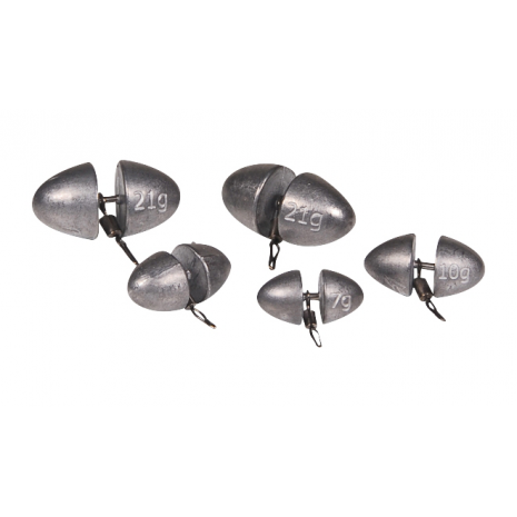 Svareliai DAM FZ Rolling Dropshot Lead 5pcs 7-21g