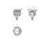 BORIKA FASTen CUp Drink Holder with Small Item Storage