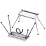 BORIKA FASTen Tm755 (Size L) Modular Table Organizer with Telescopic Legs