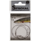 Spinwal Wolfram Leader swivel+snap 2vnt 25cm 6-12kg