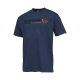 Marškinėliai Savage Gear Signature Logo T-Shirt Blue Melange