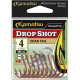 Hooks Kamatsu Drop Shot Shad Tail BLN