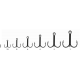 Kamatsu Groove Anchor Treble Black Nickel