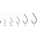 Hooks Kamatsu Umitanago Black Nickel Ringed